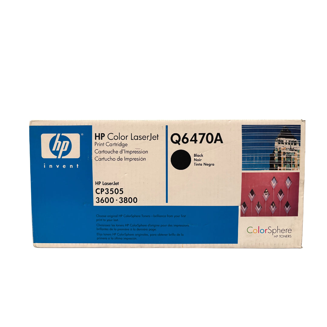 HP Q6470A LASERJET 3505 3600 3800 TONER NEGRO